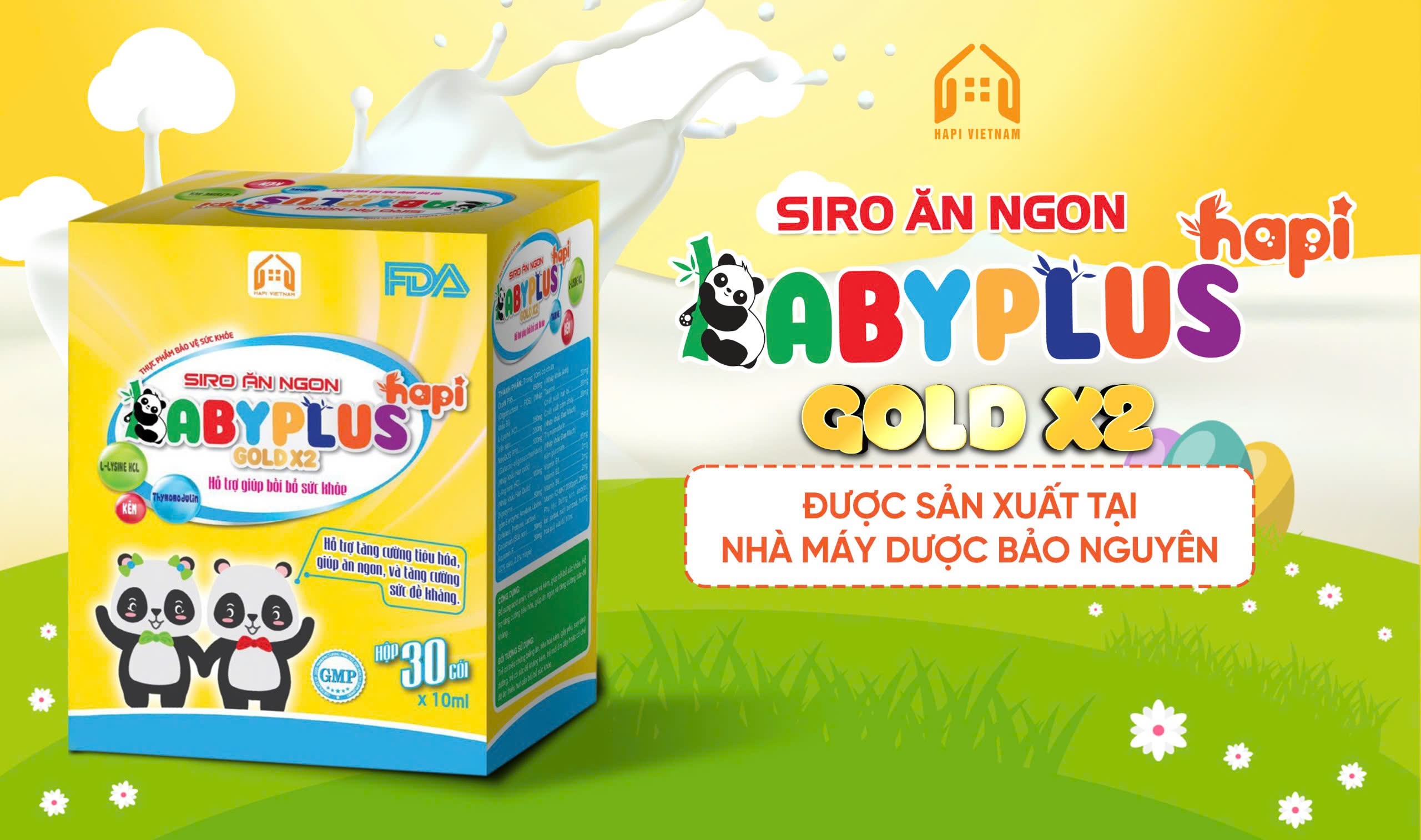 Siro Ăn Ngon Babyplus Gold X2 Hapi