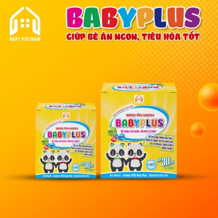 Siro ăn ngon BabyPlus cải thiện chứng biếng ăn ở trẻ