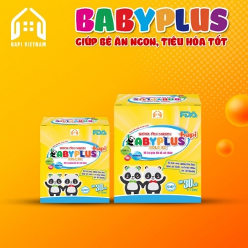 Siro ăn ngon BabyPlus cải thiện chứng biếng ăn ở trẻ